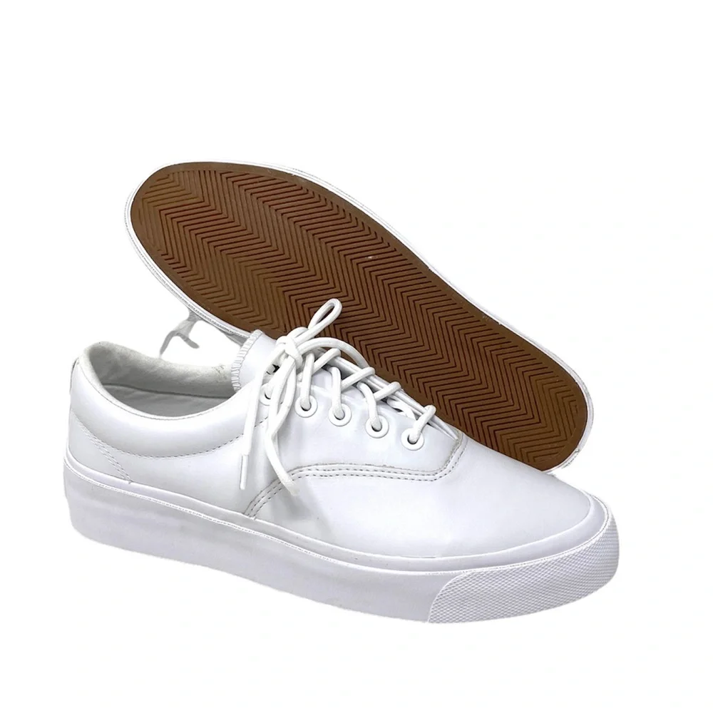 Converse SkidGrip Shoes Men's CVO OX White Leather Casual Size Sneakers 168913C - Picture 7 of 10